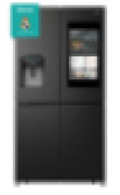 Hisense 536L French Door Premium Fridge, No Frost, Touchscreen with WiFi, H750FSB-IDS (2025 Model)